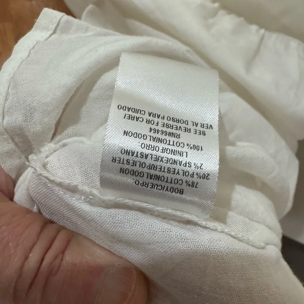 Sleeveless White Tunic Top - Picture 4 of 6